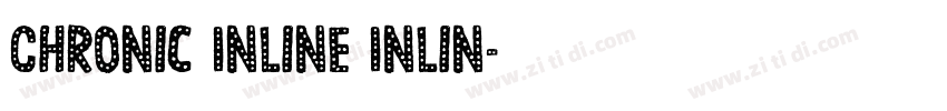 Chronic Inline Inlin字体转换